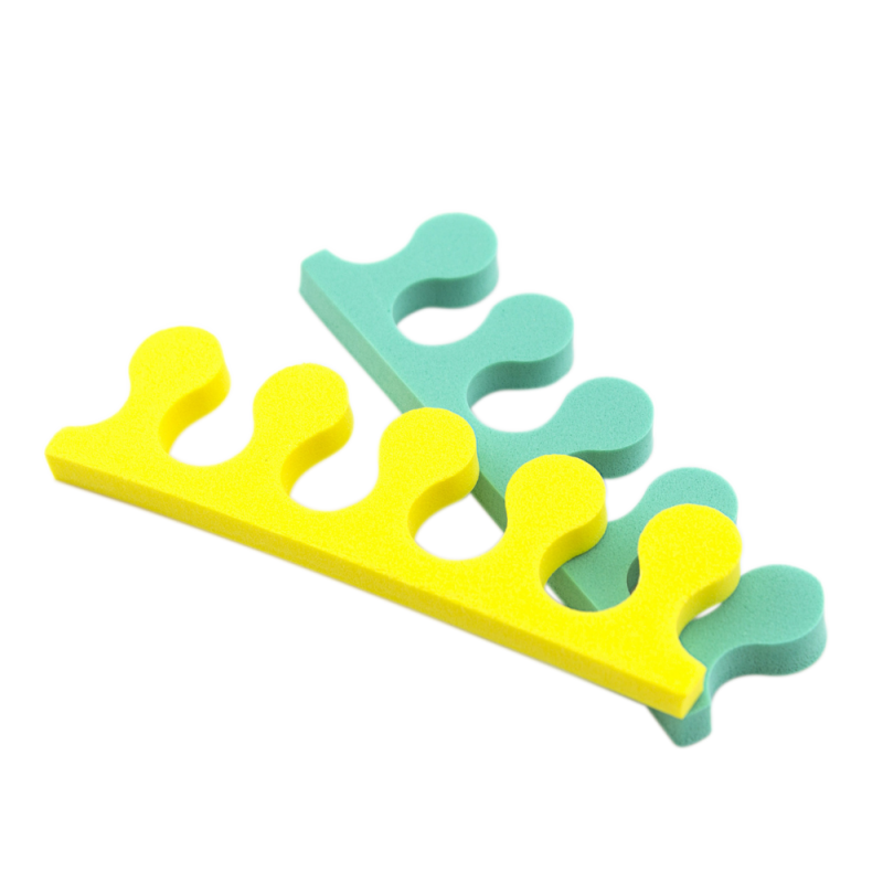 Cre8tion Toe Separators EVA Foam, 4 Holes, 1 Tone, 100pcs/pack 